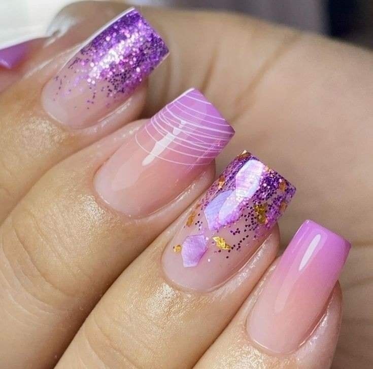 28 Nails art pour des Ongles dans les tons Violet 6 28 Nails art pour des Ongles dans les tons Violet 6