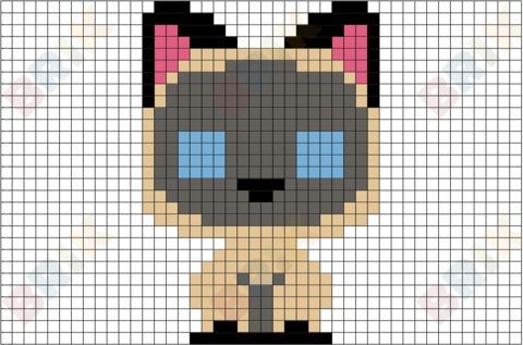 30 pixel art chat faciles pour débutants 16 30 pixel art chat faciles pour débutants 16