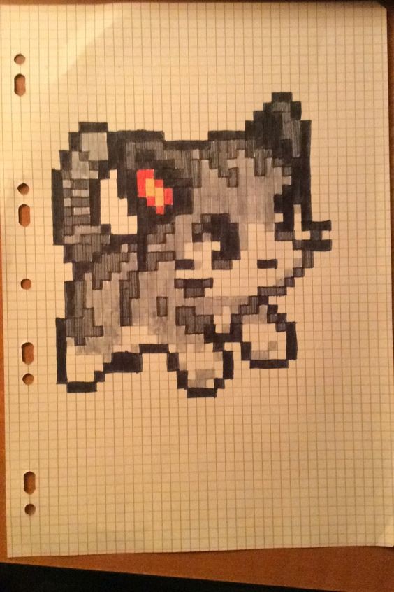 30 pixel art chat faciles pour débutants 26 30 pixel art chat faciles pour débutants 26