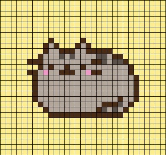 30 pixel art chat faciles pour débutants 28 30 pixel art chat faciles pour débutants 28