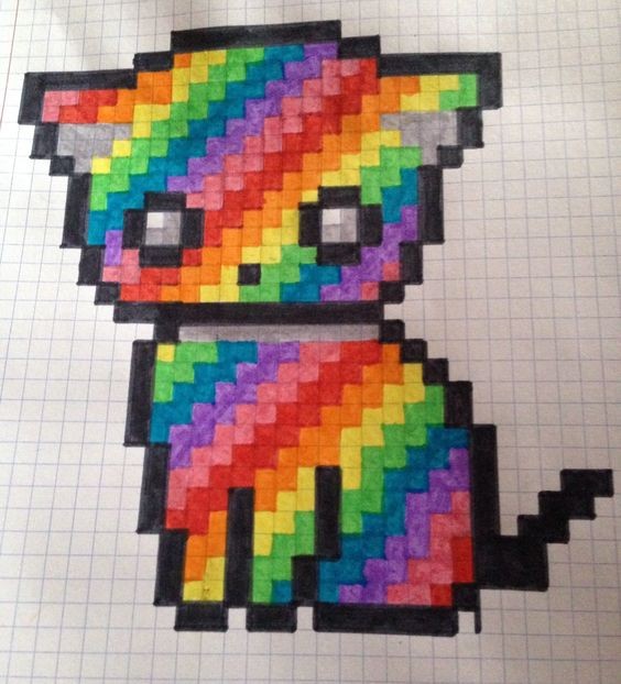 30 pixel art chat faciles pour débutants 4 30 pixel art chat faciles pour débutants 4