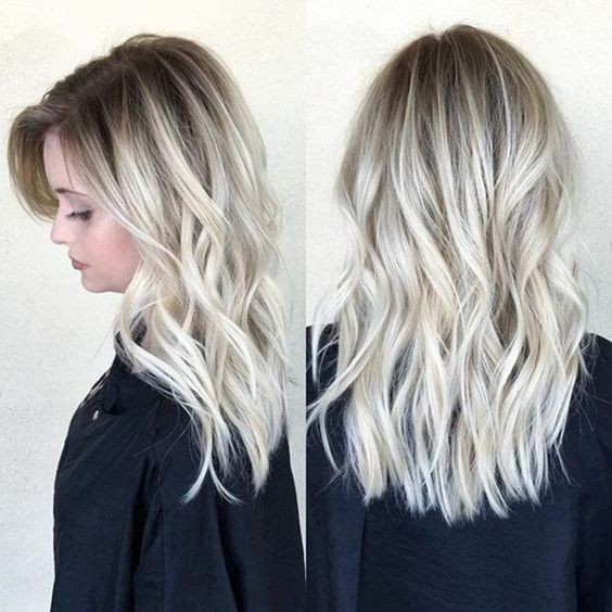 34 idées de couleurs de mèches blond cendré 15