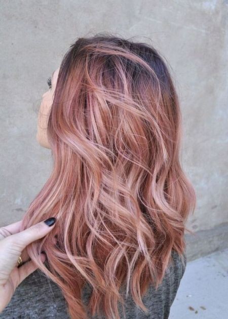 34 top idées de colorations cheveux rose gold 33 34 top idées de colorations cheveux rose gold 33