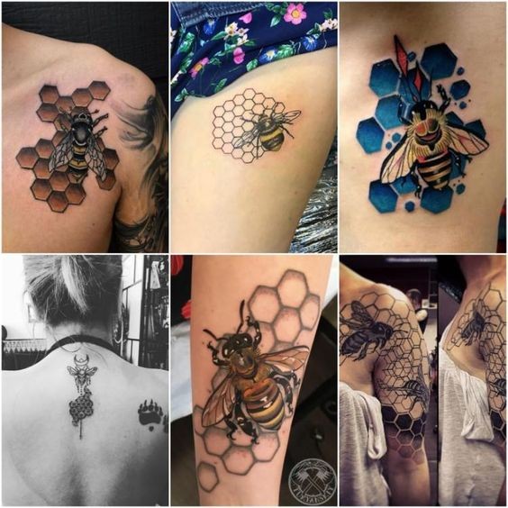 9 Top idées de Tatouages Abeille 31 9 Top idées de Tatouages Abeille 31