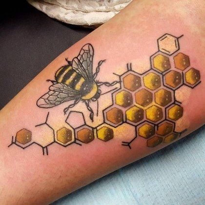 9 Top idées de Tatouages Abeille 23 9 Top idées de Tatouages Abeille 23