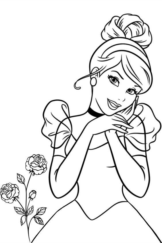 Coloriage princesse : 25 Dessins de Princesses Faciles à Colorier 20 Coloriage princesse : 25 Dessins de Princesses Faciles à Colorier 20