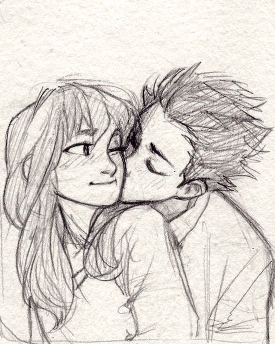 Dessin de couple : 59 idées pour apprendre à dessiner des couples 12 Dessin de couple : 59 idées pour apprendre à dessiner des couples 12