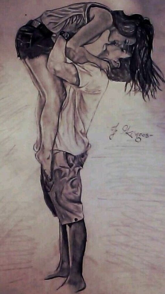 Dessin de couple : 59 idées pour apprendre à dessiner des couples 13 Dessin de couple : 59 idées pour apprendre à dessiner des couples 13