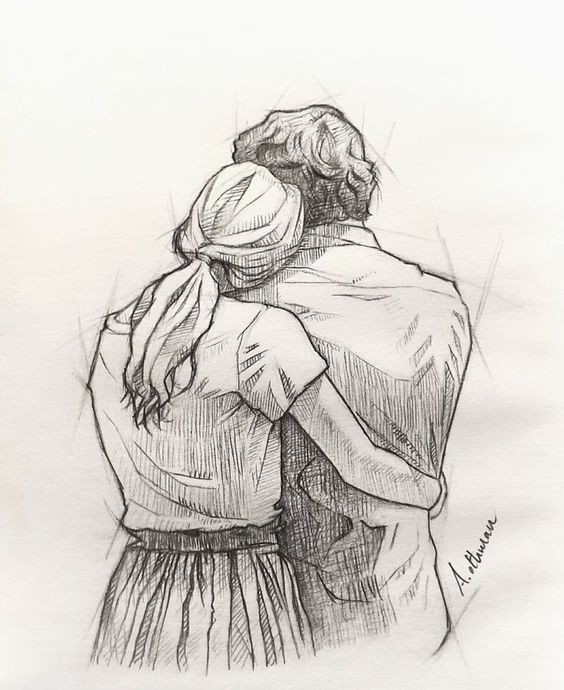 Dessin de couple : 59 idées pour apprendre à dessiner des couples 18 Dessin de couple : 59 idées pour apprendre à dessiner des couples 18