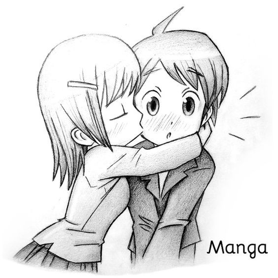 Dessin de couple : 59 idées pour apprendre à dessiner des couples 26 Dessin de couple : 59 idées pour apprendre à dessiner des couples 26