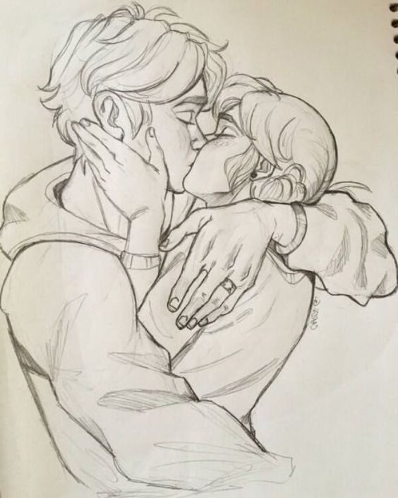 Dessin de couple : 59 idées pour apprendre à dessiner des couples 44 Dessin de couple : 59 idées pour apprendre à dessiner des couples 44
