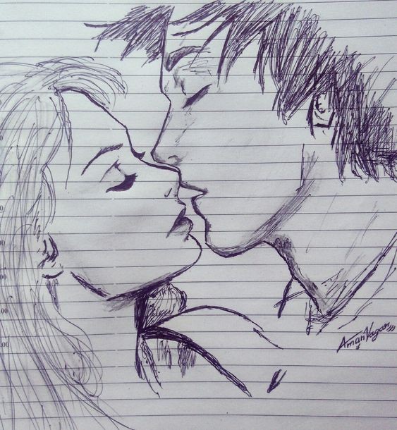 Dessin de couple : 59 idées pour apprendre à dessiner des couples 51 Dessin de couple : 59 idées pour apprendre à dessiner des couples 51