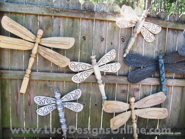 32 idées géniales pour embellir votre jardin avec un budget limité 15 dragonflie garden art