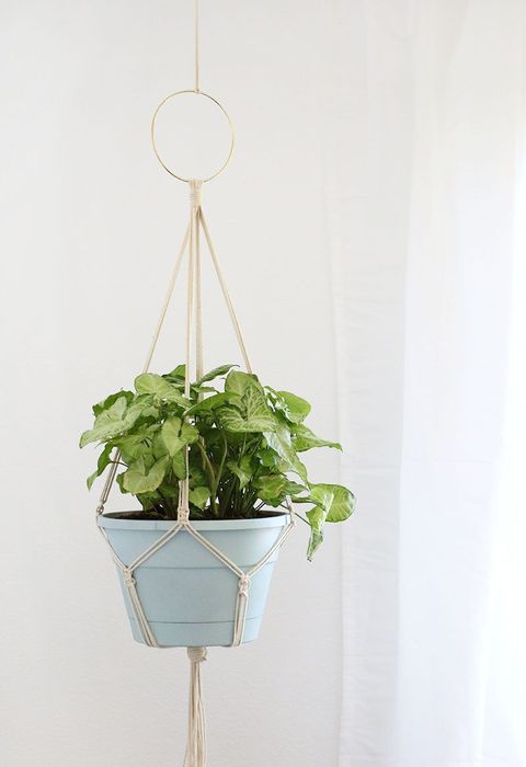 hanging planters macrame