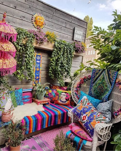 20 Meilleures idées d'aménagement de jardin Boho 1 Best Boho Garden Design Ideas