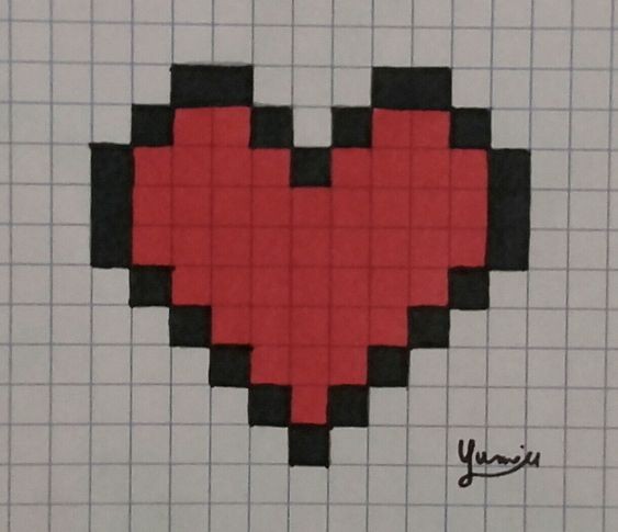 29 top idées de pixel art amour 8 29 top idées de pixel art amour 8