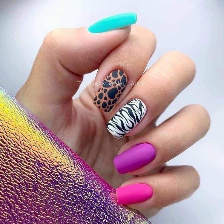 8 Nails Art Animal Print dans un style super chic 7