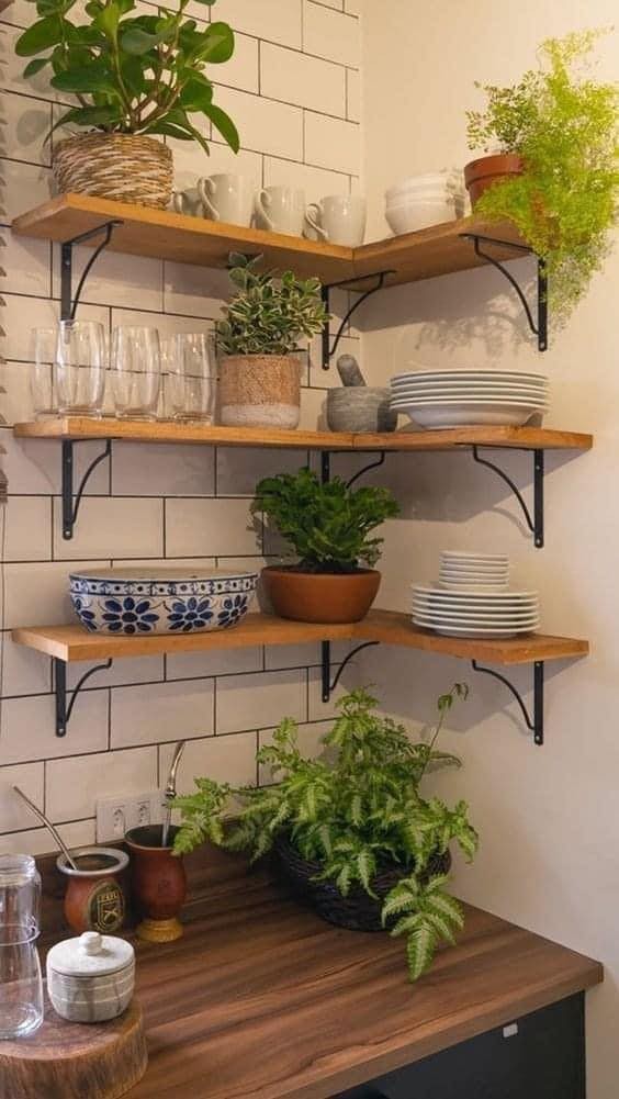 9 Magnifiques combinaisons de décos entre fer et bois 2