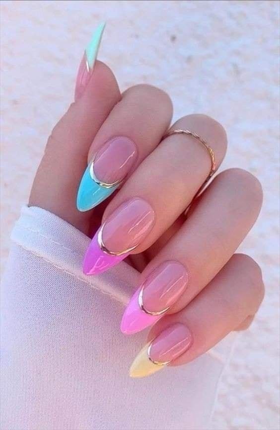 26 idées d'ongles dans les tons pastels 6 26 idées d'ongles dans les tons pastels 6