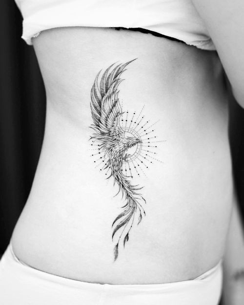 14 superbes tatouages ??de Phoenix pour les femmes 11 14 superbes tatouages ??de Phoenix pour les femmes 11