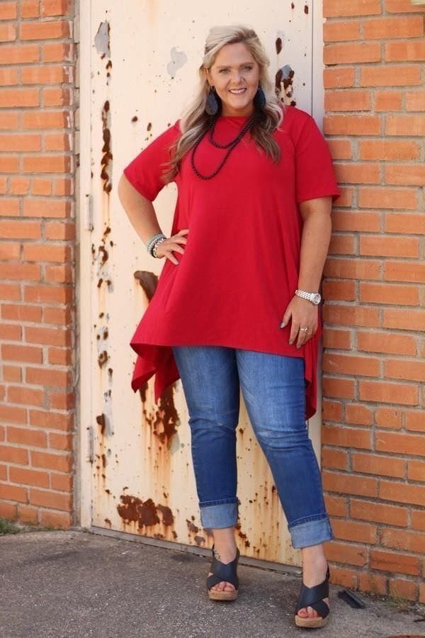 19 Idées pour assortir chemisier rouge avec un jean 10 19 Idées pour assortir chemisier rouge avec un jean 10