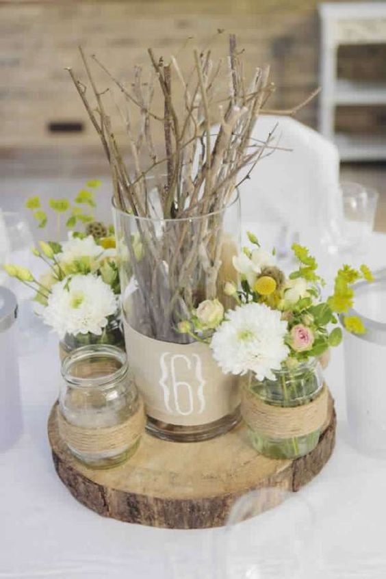 19 Centres de table de mariage à faire soi-même 11