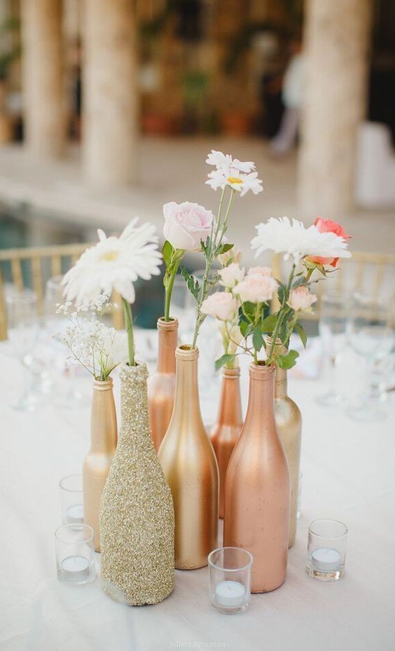 19 Centres de table de mariage à faire soi-même 3