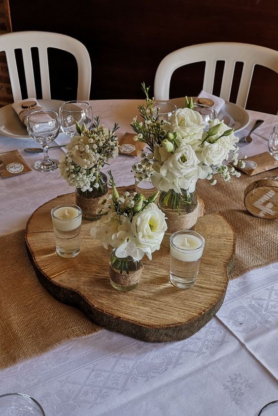 19 Centres de table de mariage à faire soi-même 4