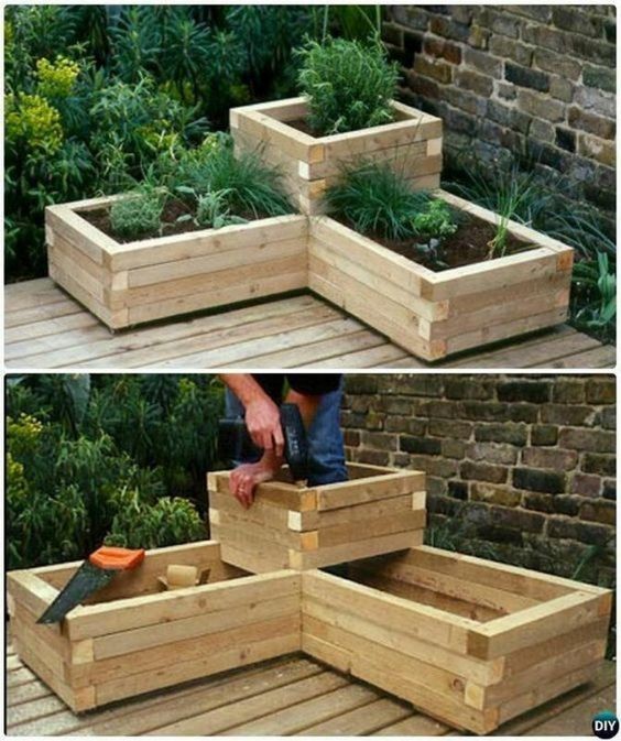 24 idées de jardinières en bois à faire soi-même 5 24 idées de jardinières en bois à faire soi-même 5
