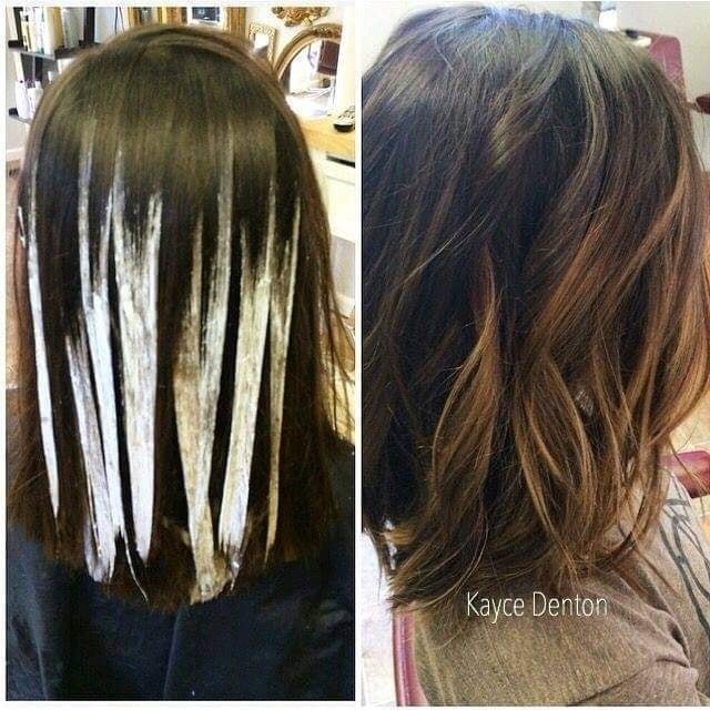 27 Balayages stylées sur cheveux mi-longs 14 27 Balayages stylées sur cheveux mi-longs 14