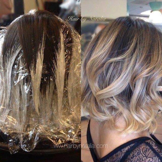 27 Balayages stylées sur cheveux mi-longs 17 27 Balayages stylées sur cheveux mi-longs 17