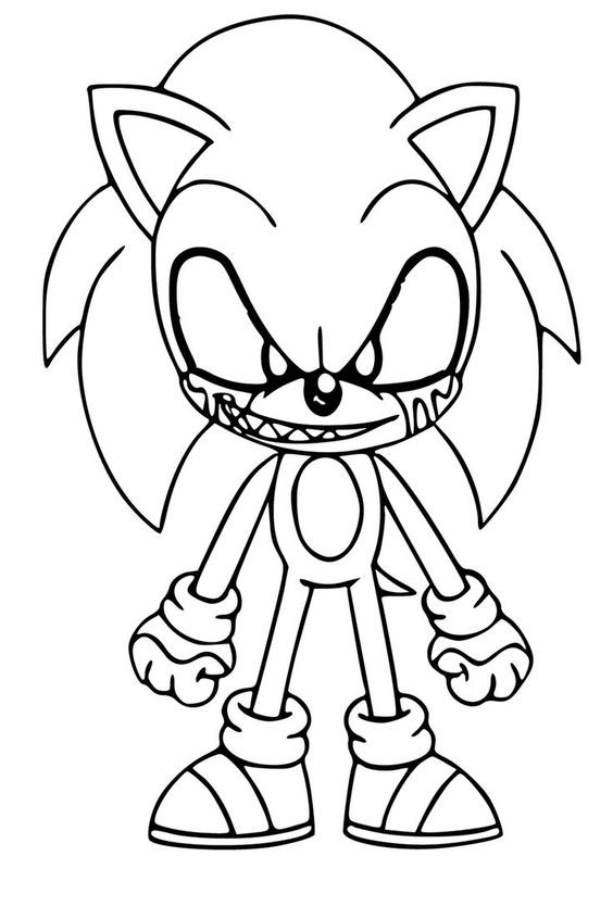 28 pages de coloriage Sonic pour les enfants 2