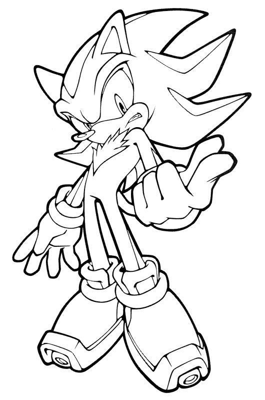 28 pages de coloriage Sonic pour les enfants 12