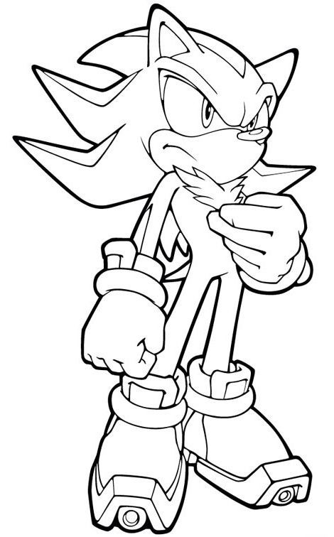 28 pages de coloriage Sonic pour les enfants 22