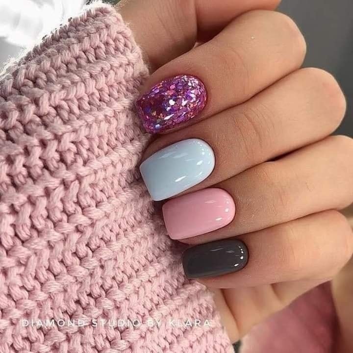 29 idées de gelish paillettes sur ongles courts 7 29 idées de gelish paillettes sur ongles courts 7