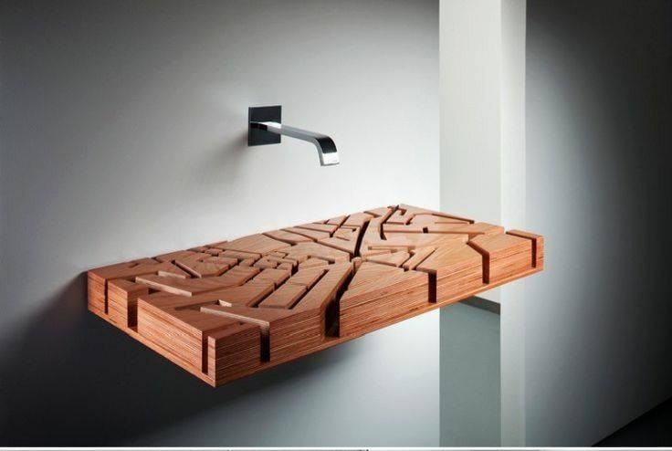 30 idées de lavabos en bois 26 30 idées de lavabos en bois 26