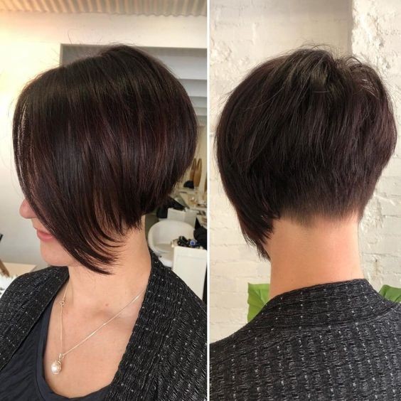 Carré plongeant nuque rasé : 32 modèles pour vous 2