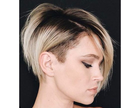 Carré plongeant nuque rasé : 32 modèles pour vous 23