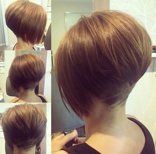 Carré plongeant nuque rasé : 32 modèles pour vous 30