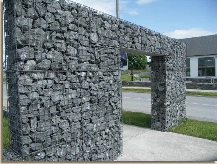 Gabions : 16 Décors de jardin à faire avec des cailloux 14