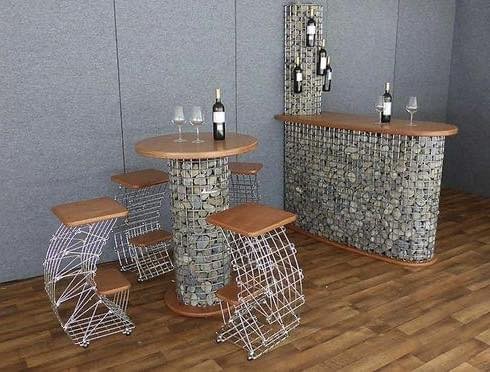 Gabions : 16 Décors de jardin à faire avec des cailloux 3