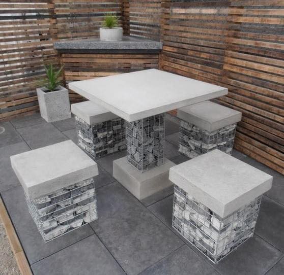 Gabions : 16 Décors de jardin à faire avec des cailloux 4