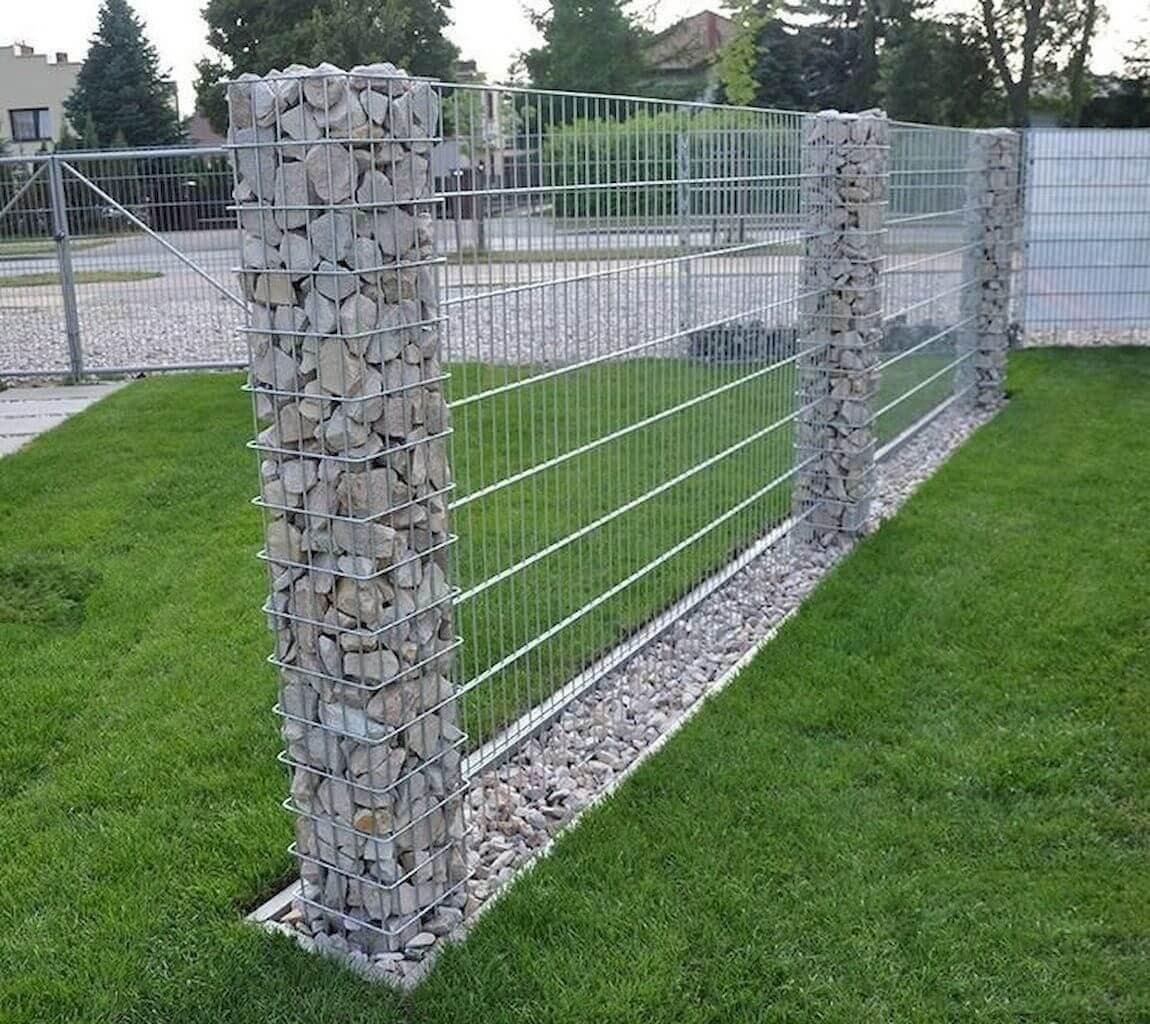 Gabions : 16 Décors de jardin à faire avec des cailloux 10