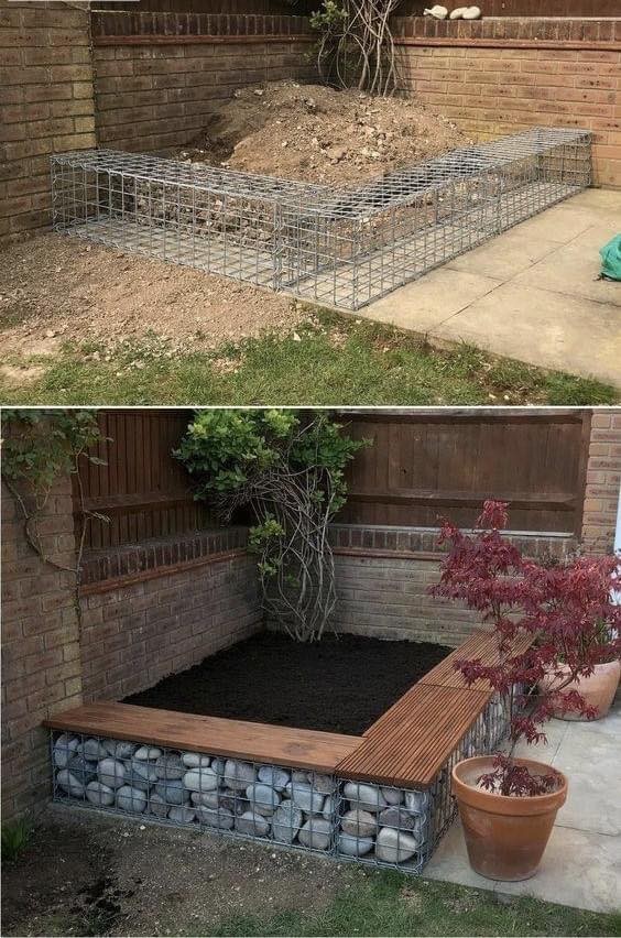 Gabions : 16 Décors de jardin à faire avec des cailloux 1 Gabions : 16 Décors de jardin à faire avec des cailloux 1