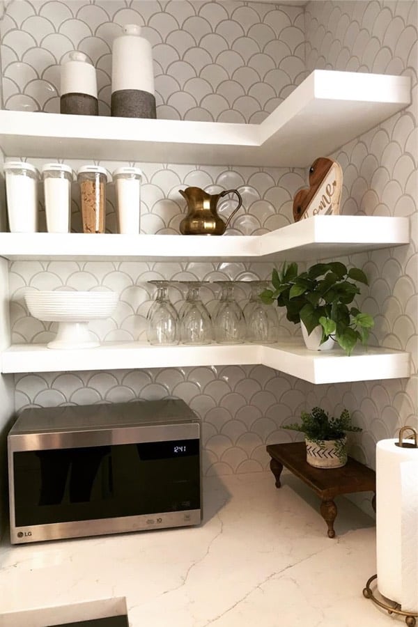 22+ Meilleures idées d'étagères flottantes pour 2023 19 best corner floating shelf