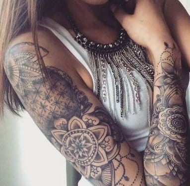 19 belles idées de tatouages mandala pour femme 4 19 belles idées de tatouages mandala pour femme 4