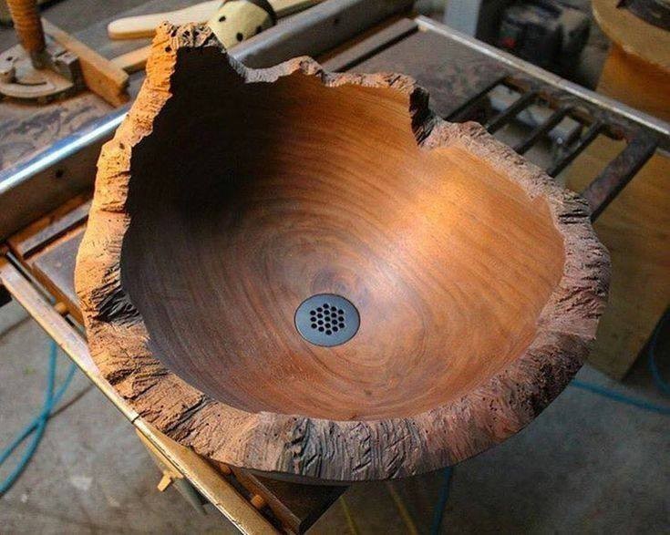 30 idées de lavabos en bois 1 30 idées de lavabos en bois 1