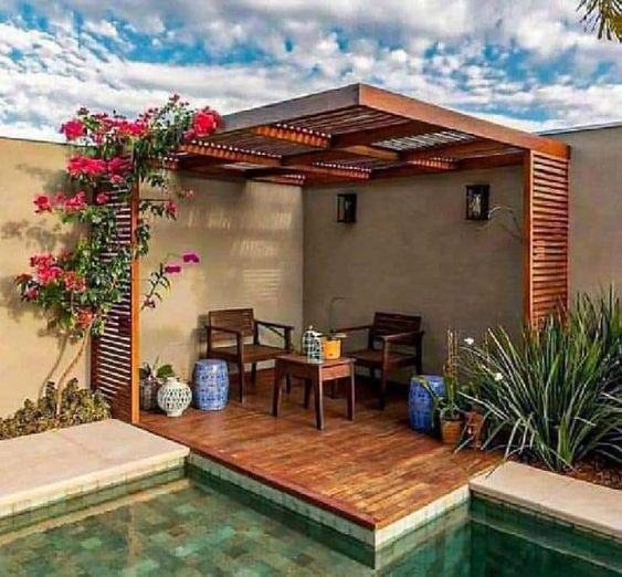 16 Petites pergolas pour un coin de petit jardin 12 16 Petites pergolas pour un coin de petit jardin 12