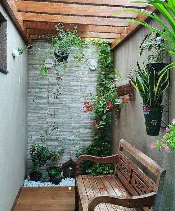 16 Petites pergolas pour un coin de petit jardin 5 16 Petites pergolas pour un coin de petit jardin 5