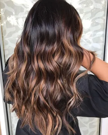 20 honey balayages on brown and black hair 13 20 honey balayages on brown and black hair 13